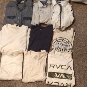 9 men’s large shirts